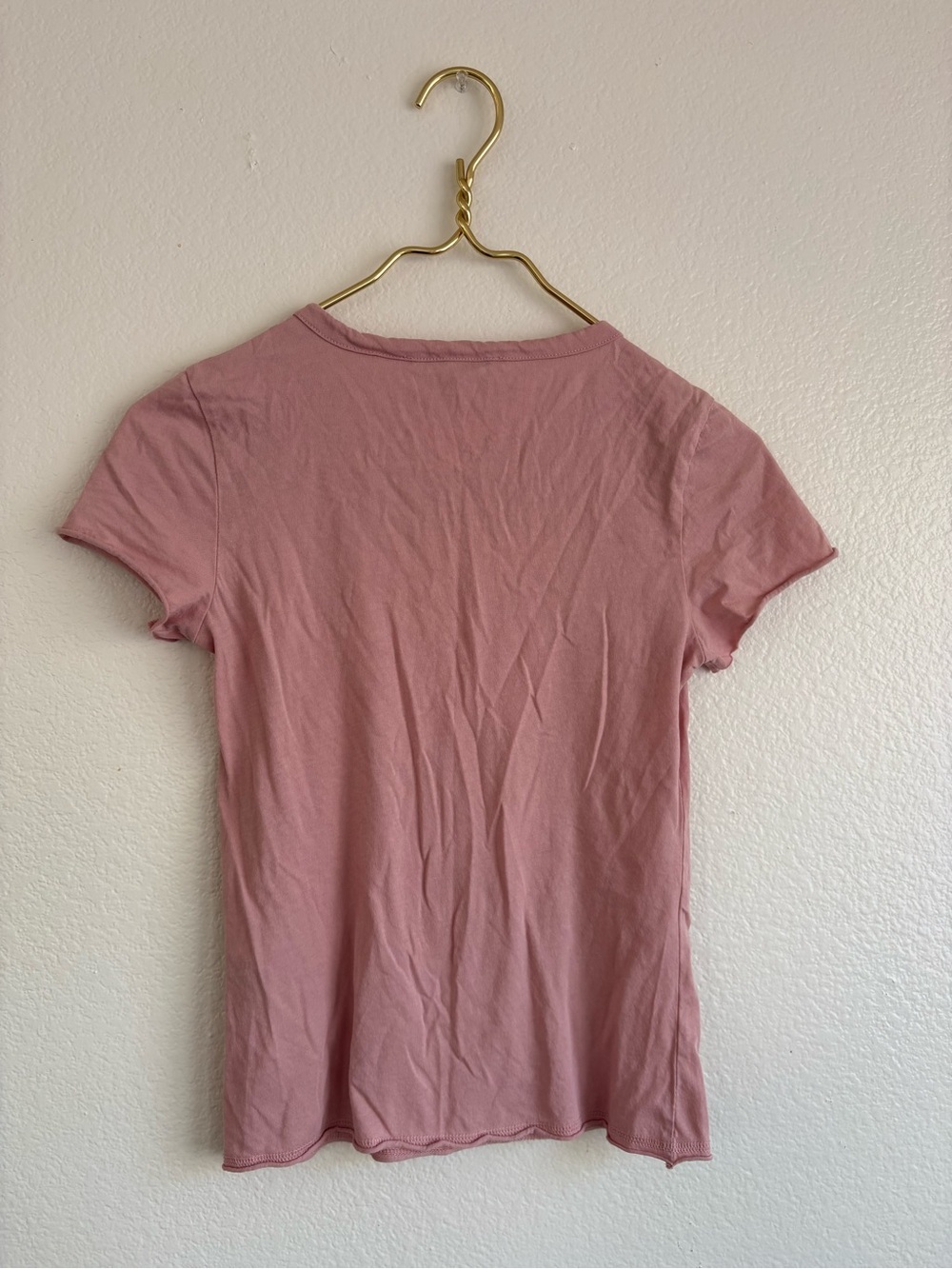 All Saints Pink Logo Short Sleeve Tee - Picture 4 of 4